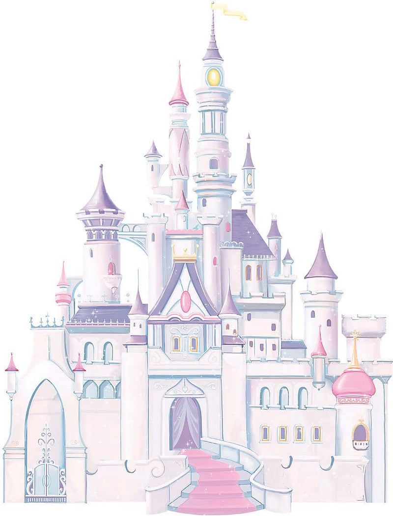 RoomMates Disney Princess Castle Giant Peel and Stick Wall Decals with Glitter , RMK1546GM - Image 1